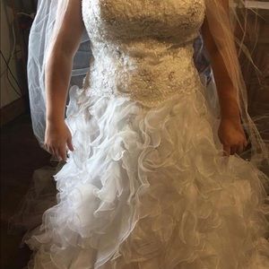 David’s bridal Wedding dress